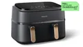 Produktbild: Philips Airfryer Dual Basket 3000 Series, 9L, 2 Krbe, 2 Gerichte gleichzeitig fe
