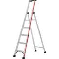 Produktbild: Stufenstehleiter mit Plattform, einseitig begehbar, 5 Stufen, Standhöhe 1,11 m - Hymer