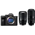 Produktbild: Sony Alpha ILCE-7 IV + Tamron 28-75mm f2,8 + Tamron 50-400mm f4,5-6,3 | nach 150 EUR Tamron Sofortrabatt-Aktion