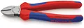 Produktbild: KNIPEX 70 02 180 Seitenschneider mit Mehrkomponenten-Hüllen schwarz atramenti...