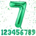 Produktbild: balloon Geburtstag zahlen Grün luftballon 7 jahre | Folienballon 7 -Riesen Fo...