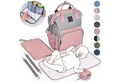 Produktbild: Daliya® Wickeltasche PAKMI Wickelrucksack, Kinderwagentaschen, Mamabag (Set, 5-tlg., Befestigungsriemen), Thermofächer, Schnuller Aufbewahrung, Wickelunterlage, hochwertig