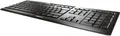 Produktbild: Kabellose Tastatur Cherry STREAM KEYBOARD WIRELESS, QWERTZ, Ziffernblock, 10 Zusatztasten, bis 10 m, USB-A, Blauer Engel, schwarz 661094