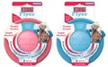 Produktbild: KONG FLYER PUPPY - Frisbee aus Naturkautschuk pink oder blau