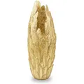 Produktbild: KARE DESIGN Vase Feathers 80 cm Polyresin Gold S (Small)