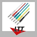 Produktbild: Adam Hall Cables 3 STAR BVV 0015 SET - 6er Set Patchkabel 6,3 mm Klinke Stereo 0,15 m