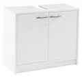 Produktbild: Waschbeckenunterschrank SMASH, B 63 cm, H 55 cm weiß matt, 2 Türen, mit Siphonausschnitt