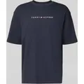 Produktbild: Tommy Hilfiger Relaxed Fit T-Shirt aus reiner Baumwolle in Marine, Größe S