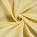 Produktbild: Nicky-Stoff Velour Nicky uni Zuschnitt ab 50 x 150cm Velourstoff Baumwolle Farbwahl, Farbe:033 - pastellgelb