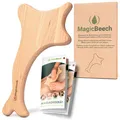 Produktbild: Massage-Paddel für Maderotherapie und Lymphdrainage aus geöltem Buchenholz Ma...