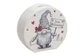 Produktbild: speecheese Spardose niedlicher Weihnachtswichtel mit Schild Spardose - Frohe Weihnachten