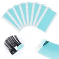 Produktbild: 96 Stück Ersatztapes Klebestreifen,Ersatztapes für Tape In Hair Extensions, Hohe Klebekraft Haar Klebeband für Haarverlängerungen Haareinschlag(Blau,4 x 0.8 cm)