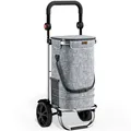 Produktbild: DeubaXXL DE Einkaufstrolley Grau Alu 56L 31x24x54cm 108230