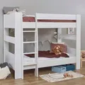 Produktbild: Mid.you Etagenbett, Weiß, Holzwerkstoff, massiv, Höhe ca. 9 cm, 90x200 cm, Kinder- & Jugendzimmer, Kindermöbel, Kinderbetten, Etagenbetten