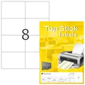 Produktbild: TopStick 8716 labels 800 Etiketten 105x74mm Laseretiketten selbstklebend weiß