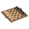 Produktbild: Goki 56922 - Schachspiel in Holzklappkassette 38 x 38 x 2,7 cm, Feldgröße 4,2 x 4,2 cm, Holz, 32 Holzfiguren, per Stück