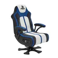 Produktbild: X Rocker Sony Playstation Legend 2.1 Gaming-Sessel mit Stereo-Lautsprechersystem und Vibrationsmotor - blau/schwarz/weiß