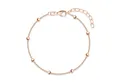 Produktbild: Materia Armband Kugelarmband vergoldet SA-88-Roségold, 925 Sterling Silber, größenverstellbar
