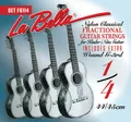 Produktbild: La Bella FG114 für 1/4-Gitarre, Saiten für Kindergitarre, Nylonsaiten