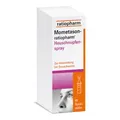 Produktbild: Mometason-ratiopharm® Heuschnupfenspray 50 Mikrogramm/Sprühstoß Nasenspray, Suspension: zur Behandlung von Symptomen einer saisonalen allergischen Rhinitis, 60 Hübe