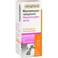 Produktbild: MOMETASON-ratiopharm Heuschnupfenspray, 10g, 60 Sprühstöße, PZN 12457963
