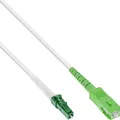 Produktbild: InLine® LWL Simplex Kabel, FTTH, LC/APC 8° zu SC/APC 8°, 9/125µm, OS2, 1m