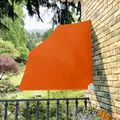 Produktbild: Faltbarer Balkonfächer Terracotta-Rot 140×140 cm
