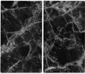 Produktbild: Zeller Present Schneide- und Abdeckplatte Marmor, (Set, 2 tlg), Hitzebeständig bis 220/240°C