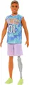 Produktbild: Mattel Barbie HJT11 Ken Fashionistas Puppe mit Beinprothese in Shirt NEU OVP<