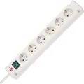 Produktbild: Brennenstuhl Steckdosenleiste Bremounta, 3m Kabel, 6-fach in weiß mit Schalter