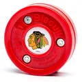 Produktbild: Green Biscuit NHL Pucks - Chicago Blackhawks - Hockey Training Puck, Stays Flat, Passing/Handling Street Hockey