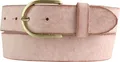 Produktbild: BELTINGER Damen-Gürtel aus weichem Vollrindleder Vintage-Look 4 cm | Jeans-Gürtel für Damen mit goldener Gürtelschließe 40mm | Ledergürtel Used-Look | Altrosa 80cm