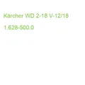 Produktbild: Kärcher WD 2-18 V-12/18 1.628-500.0 (4054278943558)