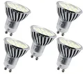 Produktbild: Energmix 5x GU10 LED Lampe 4W 400 lm - Warmwei LED Spot - Strahler - Leuchtmittel mit 5050 SMD LED 230 Volt 4 Watt (mit Schutzglas), 2064x5