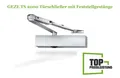 Produktbild: GEZE TS 2000 V Türschließer mit Feststellgestänge bis 1100mm weiß Art. 103388
