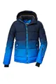 Produktbild: killtec Jungen Skijacke/Ski-Steppjacke mit Kapuze und Schneefang KSW 382 BYS QLTD JCKT, neon blue, 152, 42453-000