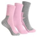 Produktbild: Footstar Kinder Frottee-Socken mit Motiv (3 Paar) Warme Socken mit Thermoeffekt - Rosa 35-38