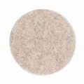 Produktbild: Glas Untersetzer Filz keck und lang Serie ALIA beige 10 cm 4 Teilig