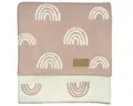 Produktbild: Babydecke DIKOS® Babydecke Baumwolle – Regenbögen – 100 % Bio Baumwolle, DIKOS, PREMIUM Qualität atmungsaktiv, nachhaltig, plastikfrei, kuschelweich