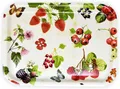 Produktbild: Lashuma Tablett Waldbeeren, Kunststoff, (1-tlg), Italienisches Teetablett 31x23 bunt