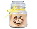 Produktbild: HS Candle Duftkerze (Dekokerze, 1-tlg), Weihnachten - Kerze im Bonbon Glas, Kerze mit Weihnachts - Motiv