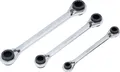 Produktbild: BGS DIY Ratschen-Ringschlüssel-Satz, 4-in-1, SW 8 x 9 - 18 x 19 mm