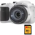 Produktbild: Kodak Digitale Bridgekamera mit 25-fachem Zoom, 16 MP, 1080p HD-Video, 24 mm Weitwinkel (BAZ255WHSD)