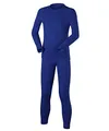 Produktbild: FALKE Unisex Kinder Baselayer-Set Maximum Warm K Uw Funktionsmaterial schnelltrocknend 1 Stück, Blau Yve 6714, 122-128