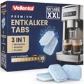 Produktbild: 3-in-1 Entkalkungstabletten für Kaffeevollautomaten & Kaffeemaschinen (55 Stück) - Entkalkungs-Tabs für Delonghi, Siemens EQ-Serie, Jura, Krups, Bosch, Miele, Melitta, Krups, Tassimo, WMF