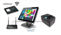 Produktbild: Netzwerk Mobile Kasse für Restaurant: Hauptkasse + Bestellterminal, Bondrucker