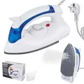 Produktbild: Mini Reise Dampfglätter Reisebügeleisen für Kleidung: 2-in-1 Steamer Dampfbügeleisen Reisedampfer, Reise Bügeln mit Wassertank,Tragbar Hand Dampfbügeleisen Geeignet für Zuhause,Reisen,Zuhause und Büro