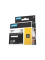 Produktbild: DYMO Dymo Rhino Industrieetiketten Permanent Polyester 9mm x 5.5m - Schwarz auf Transparent