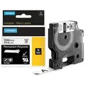 Produktbild: DYMO RHINO Polyester-Schriftband transparent, 9 mm x 5,5 m