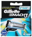 Produktbild: Gillette Mach3 Rasierklingen 4 Stk. Ersatzklingen